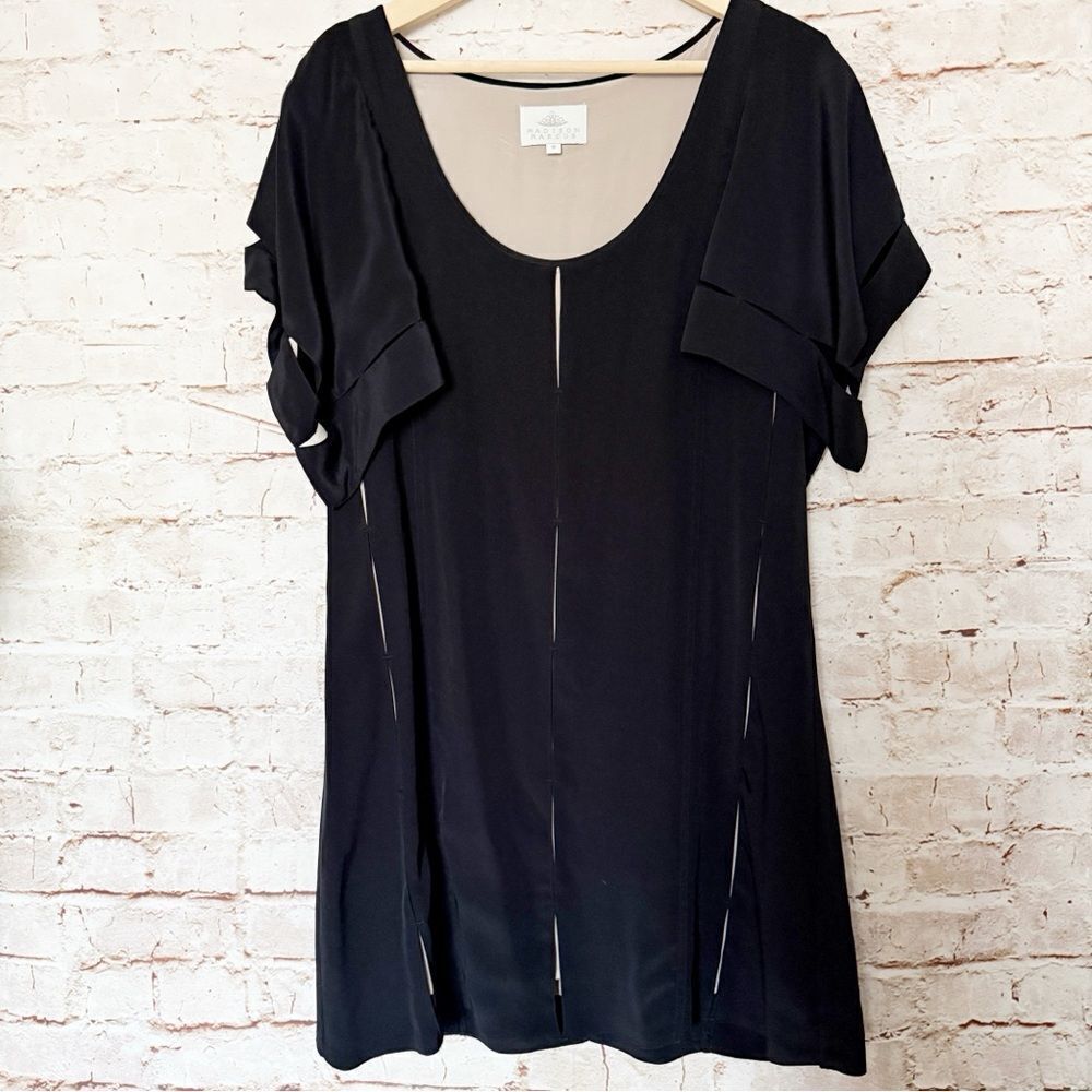 Madison Marcus silk shift dress
